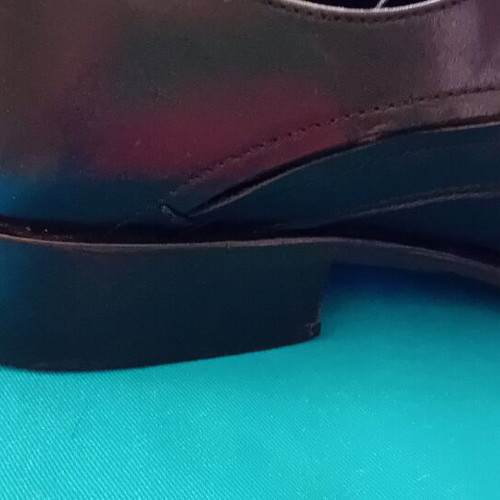 Men's black Firenze classic shoes 43 100% Italian leather like new