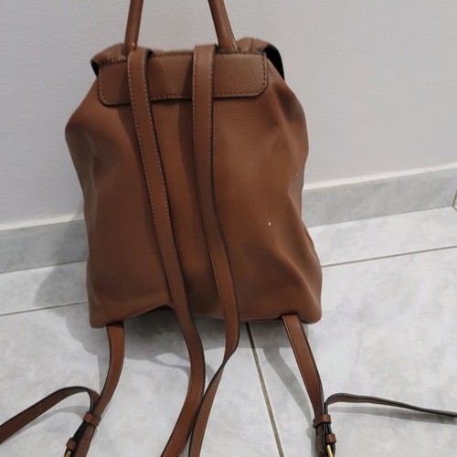 Guess backpack brown tan used, shoulder type