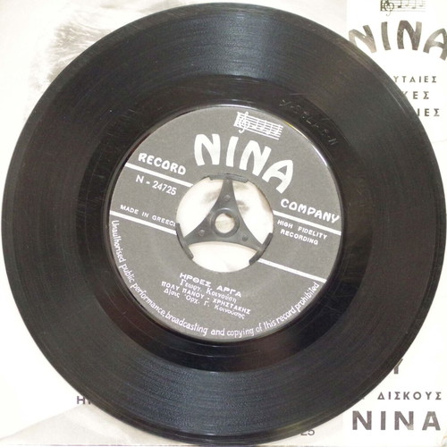 Ηρθες Αργα & Μ' Εχεις Αδικηση 7'' vinyl record used, laiko