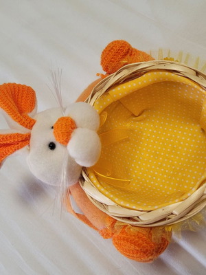 Small Easter Basket like new, size 12×12 cm
