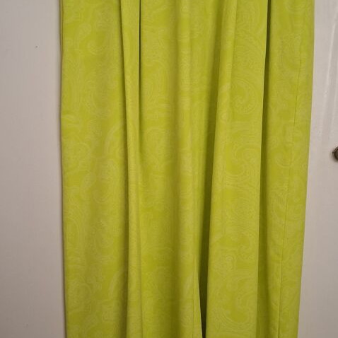 Hemithea set crop top and palazzo pants like new, green, size XS