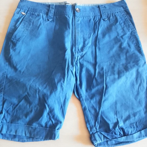 Bershka men's shorts used, size 42, blue