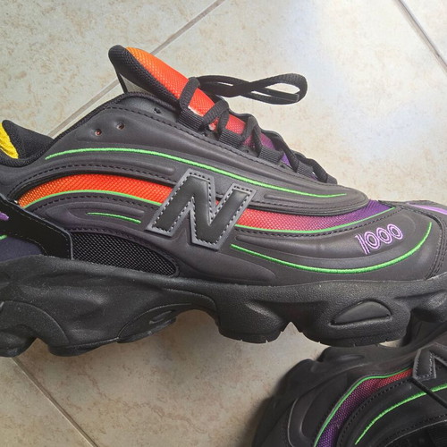 New Balance 1000 men's colorful running shoes, size 44.5