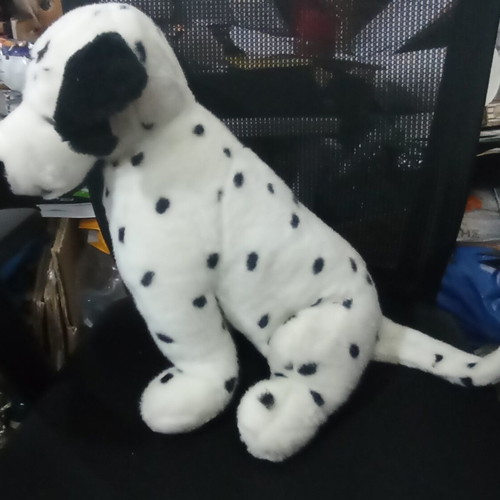 Dalmatian plush dog used, 40 cm height