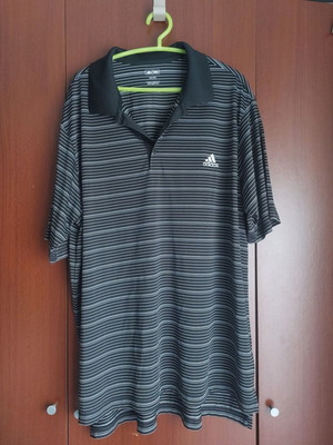 Adidas short-sleeve polo shirt men's size 2XL like new