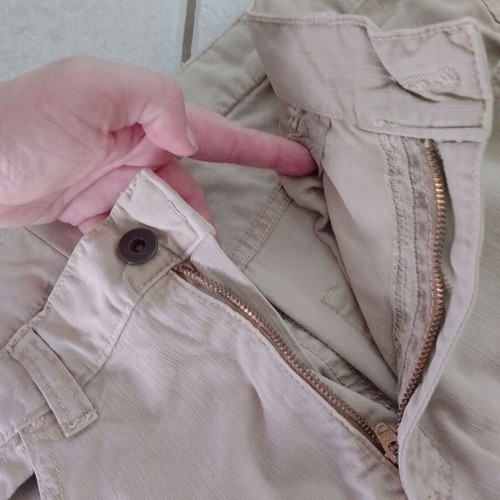 LCDN men's beige pants used, size L