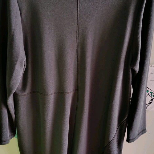 Grey cotton dress like new, size L - XL