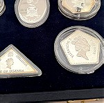  Συλλεκτική συλλογή 12 ασημένιων νομισμάτων σε ποιότητα proof με πιστοποιητικό αυθεντικότητας