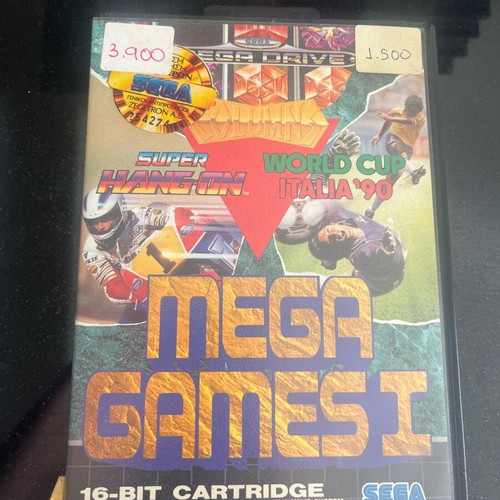 Mega Games I Sega Mega Drive used without manual