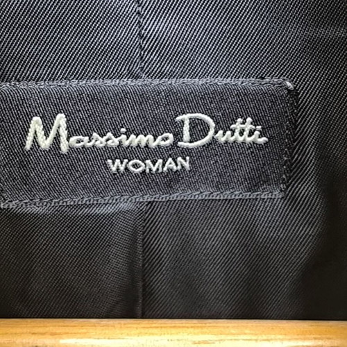 Massimo Dutti wool coat like new, size 38, black