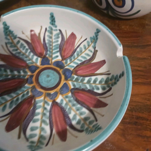 Handmade Greek ceramics like new, set of 3 pieces