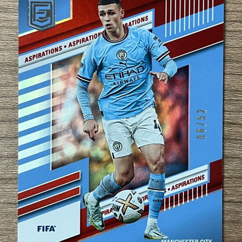 Panini Donruss Elite FIFA Soccer Phil Foden Red Card 2022-23 Like New