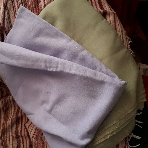 Fabric piece pistachio new, linen type, 1.5x2.5 meters