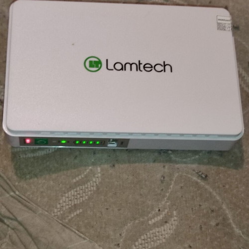 Lamtech Mini DC UPS used power supply with USB port