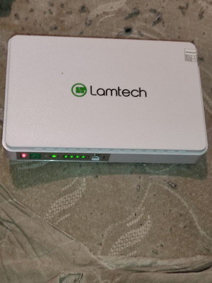 Lamtech Mini DC UPS used power supply with USB port