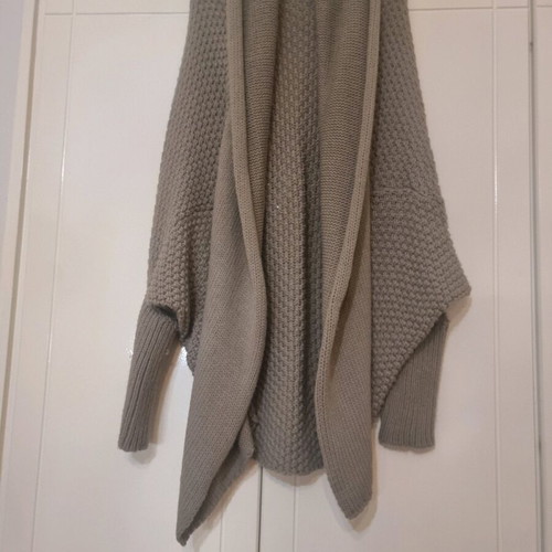 Agel knitted women's cardigan like new, beige, size S