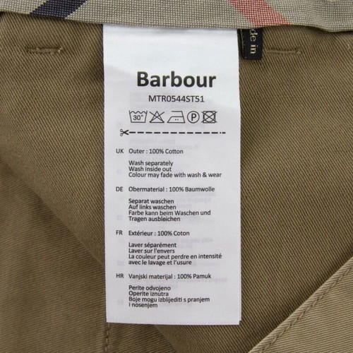 Barbour Khaki Tan Cotton Bermuda Shorts used
