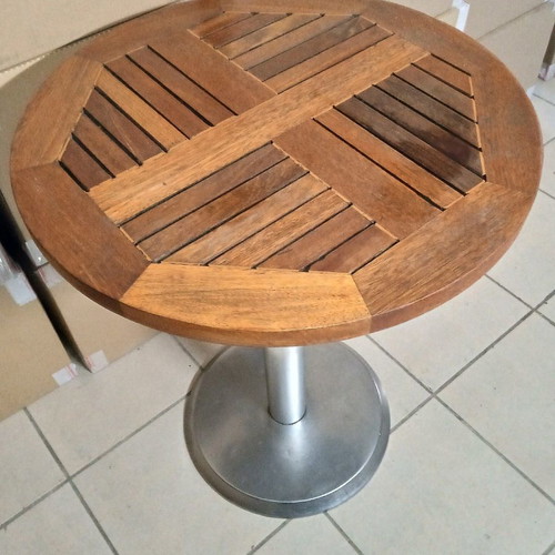 Outdoor tables used, pack of 3 pieces