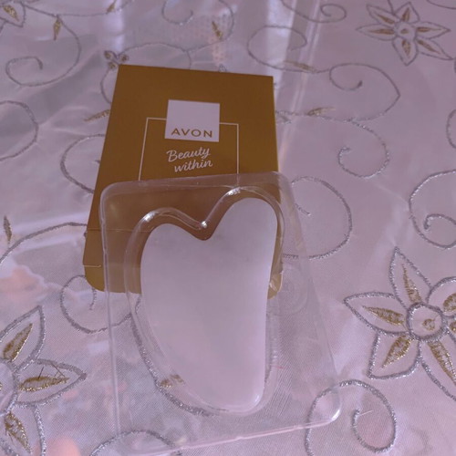 Gua Sha facial massage stone Beauty within Avon new