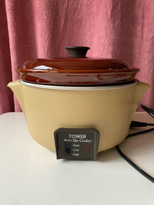 Tower Auto Slo-Cooker ceramic used retro vintage