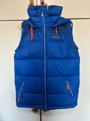 Oxbow sleeveless vest like new, size small, blue