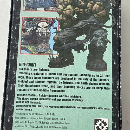 Warzone Dark Legion Bio-Giant miniature used, collectible by Target Games