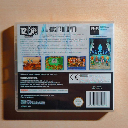 Final Fantasy III Nintendo DS used, 3D remake RPG