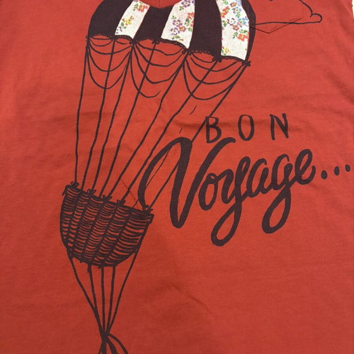 Xdye T-shirt Small red used with hot air balloon graphic