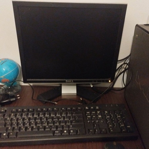 Dell Core Duo desktop with monitor and keyboard, used, 8GB RAM