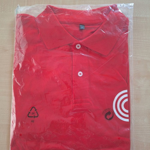 E-food Red Shirt Size L New Sealed