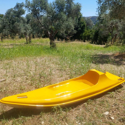 Sea canoe like new with paddle, 310×75cm, 21-22 kg