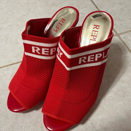 Replay mule sandals new, red, size 38