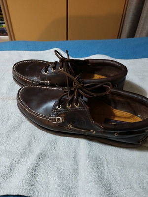 Weekender Boat Shoes No 45 like new, brown leather
