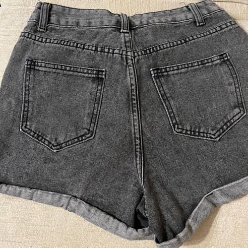 Black denim shorts like new, size S