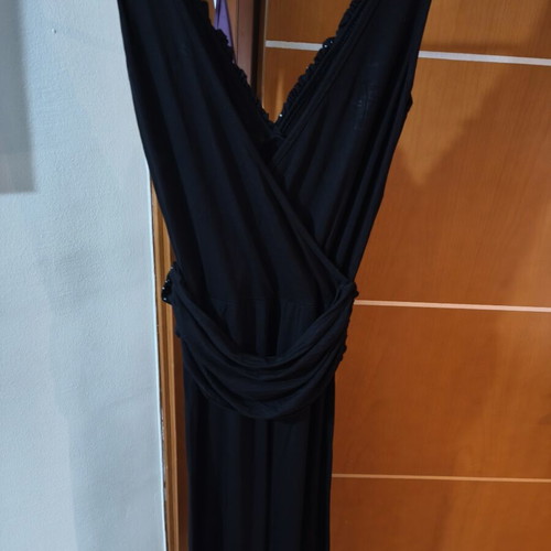 Women's jumpsuit like new with belt and polka dot bow neckline s/m