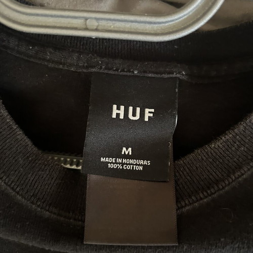 HUF T-shirt size M, perfect condition, black