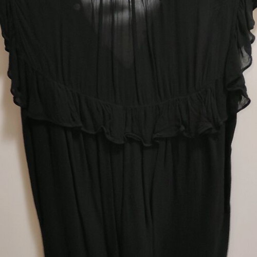 Zara sleeveless top black like new, size M