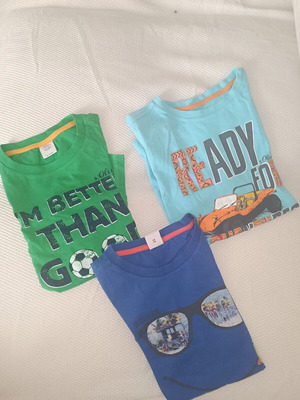T-shirts pack of 3 for boys 7-9 years like new
