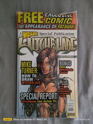 Wizard Witchblade Special comic new, 1998, includes Fathom#0