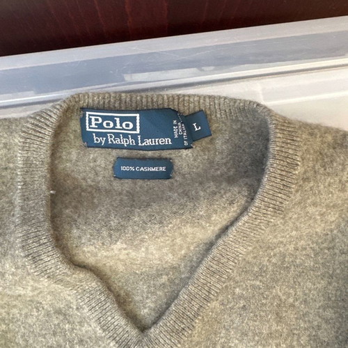 Ralph Lauren cashmere fabric used