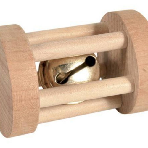 Wooden cylinder toy for hamster and mouse new 3.5x5cm