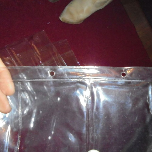 A4 hard card sleeves 5 pieces like new