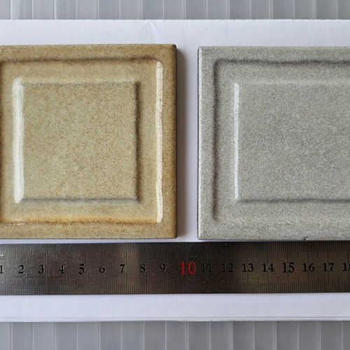 Fiorano Italian tiles 9.5cm x 9.5cm new, pack of 810, beige and gray
