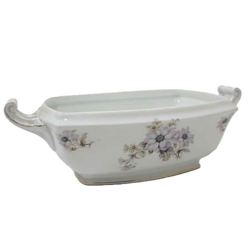 Vintage Porcelain Bowl with Handles from Czechoslovakia like new