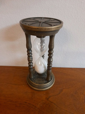 Bronze hourglass antique like new