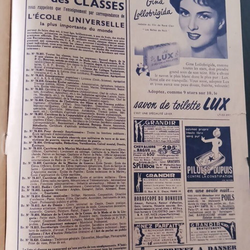 Mon Film Grand Gala magazine used, October 1953