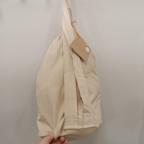 Backbag Cotton Backpack beige new from Greece