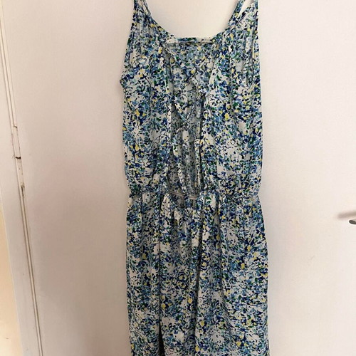 Lipsy London dress used, one size, floral, blue and white