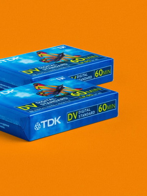 TDK Mini DV σφραγισμένες, πακέτο 2 τεμαχίων, 60 λεπτά LP90