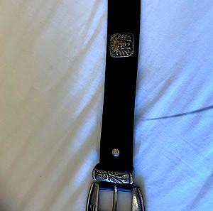 Nidodileda black leather belt